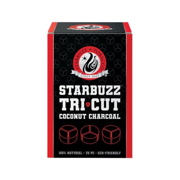 Starbuzz Tri Cut Coconut Charcoal - 72 Pcs - Image 2