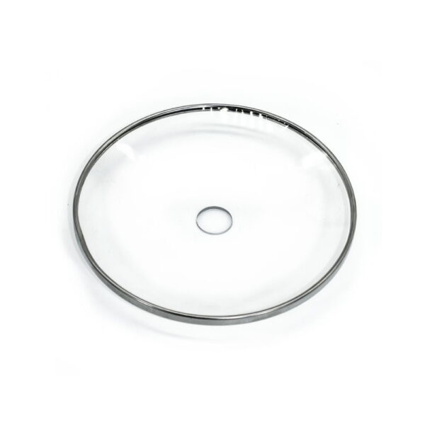 Crystal Silver Plate 6.5in